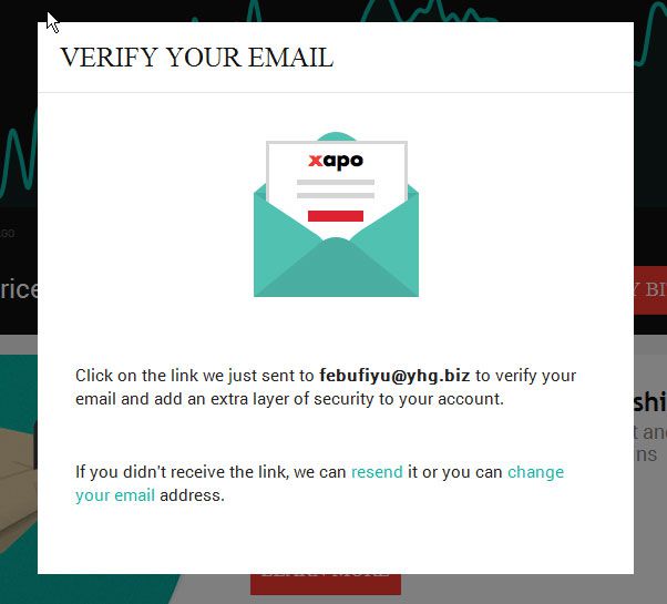 Верификация email